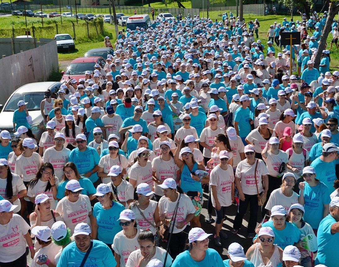 Camisetas da Caminhada Azul e Rosa serão entregues no dia 21 de outubro