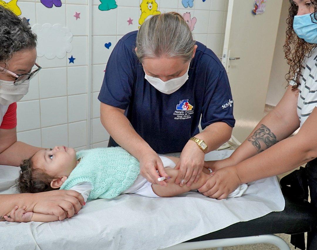 Alerta: Saúde registra baixa adesão na imunização infantil contra a Covid-19