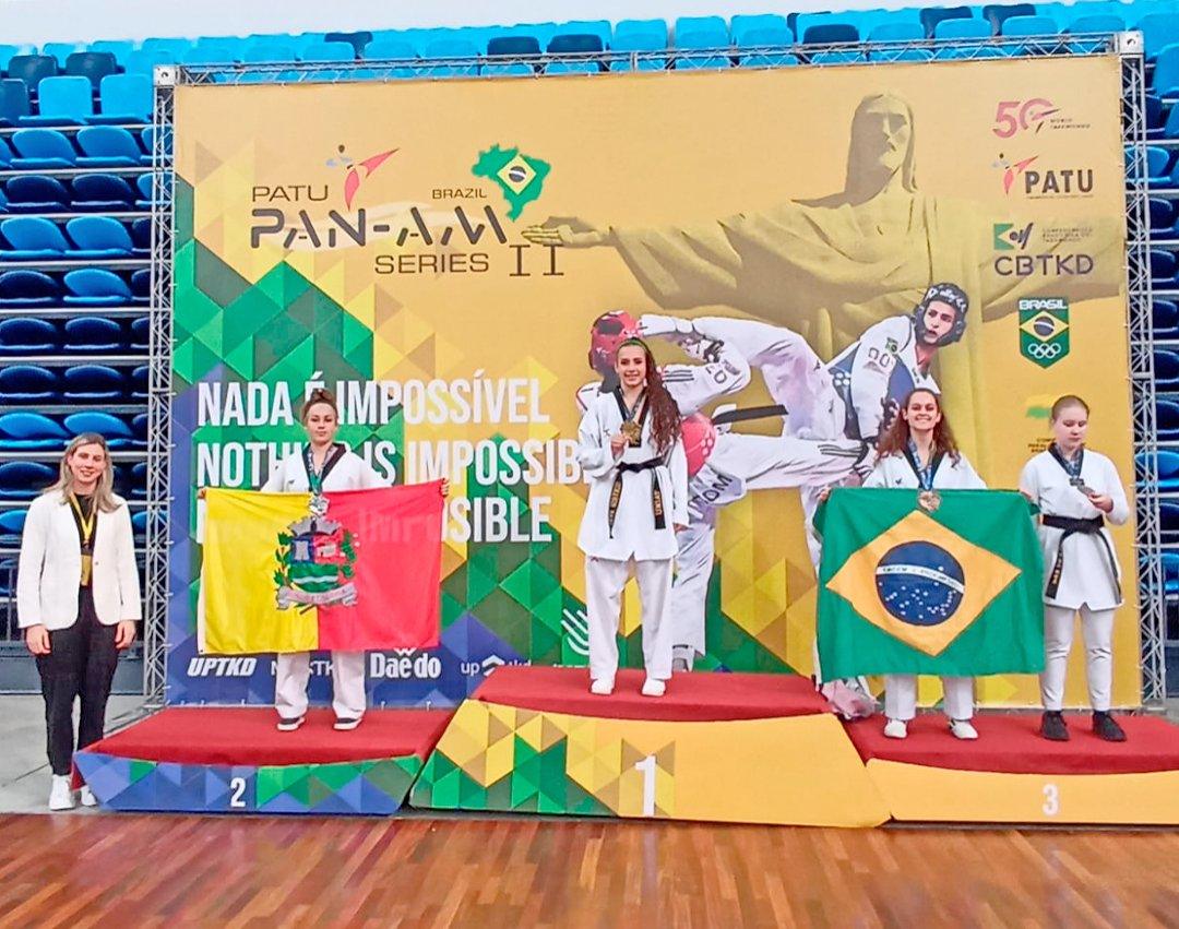 Taekwondista conquista a prata na Série Pan Americana I do Rio de Janeiro