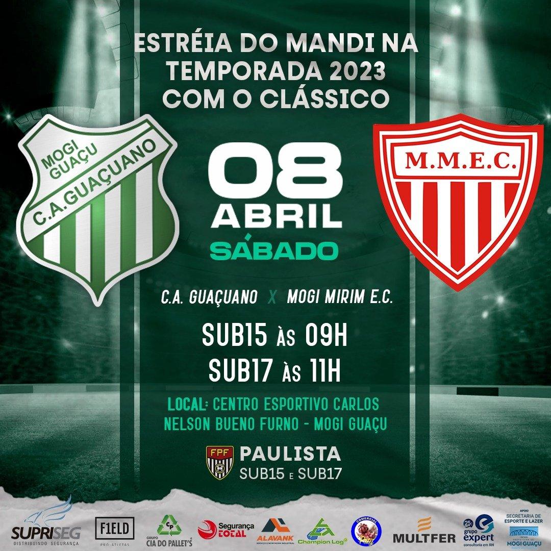 Mandi estreia no sábado no Campeonato Paulista Sub15 e Sub17