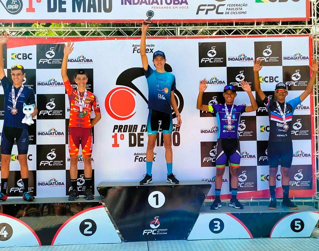 Ciclismo conquista cinco pódios na 71ª Prova Ciclística de Indaiatuba