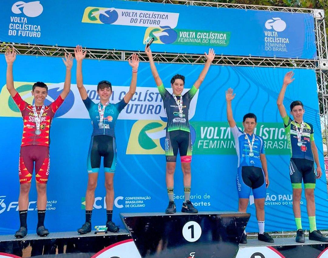 Fabio Braga Junior é vice-campeão da 15ª Volta Ciclística do Futuro