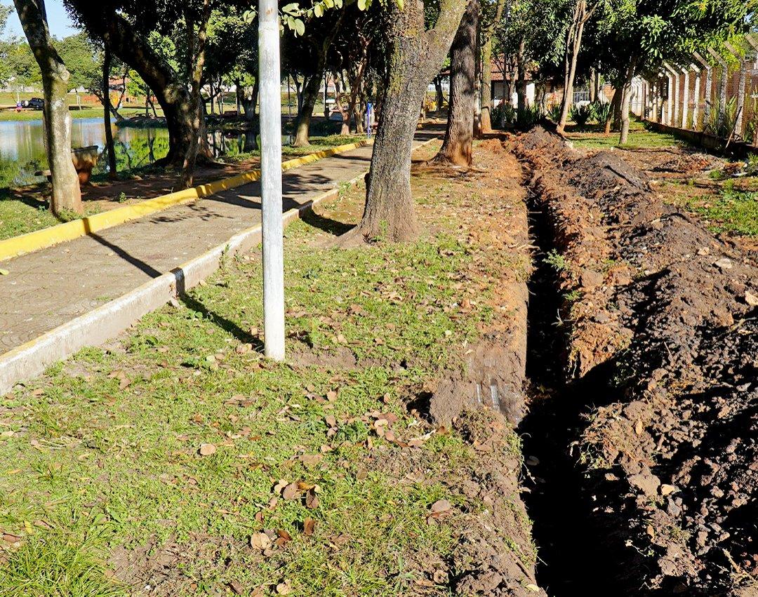 Prefeitura inicia reforma e ampliação da infraestrutura elétrica e iluminação do Pedalinho