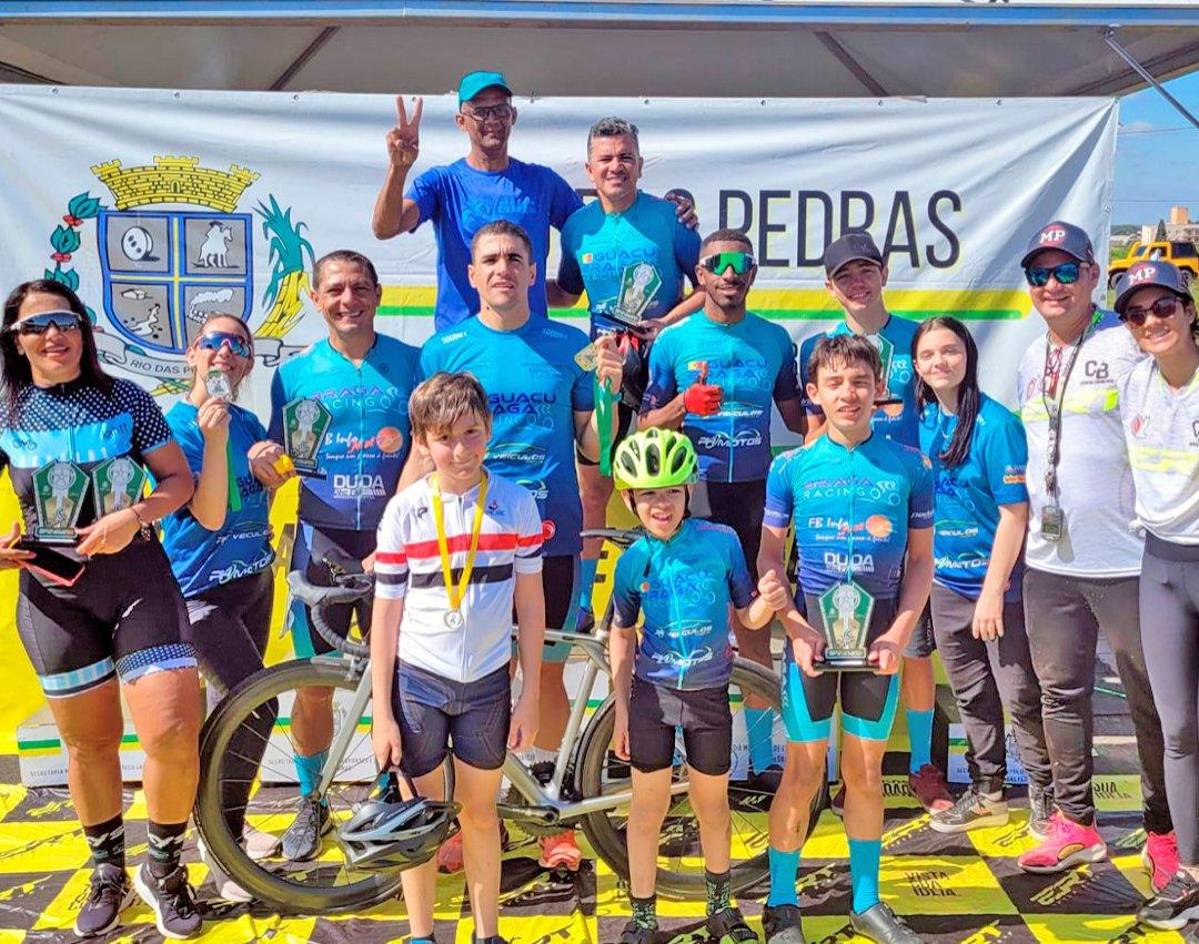 Ciclismo de Mogi Guaçu conquista 12 pódios em 1º GP de Ciclismo de Rio das Pedras