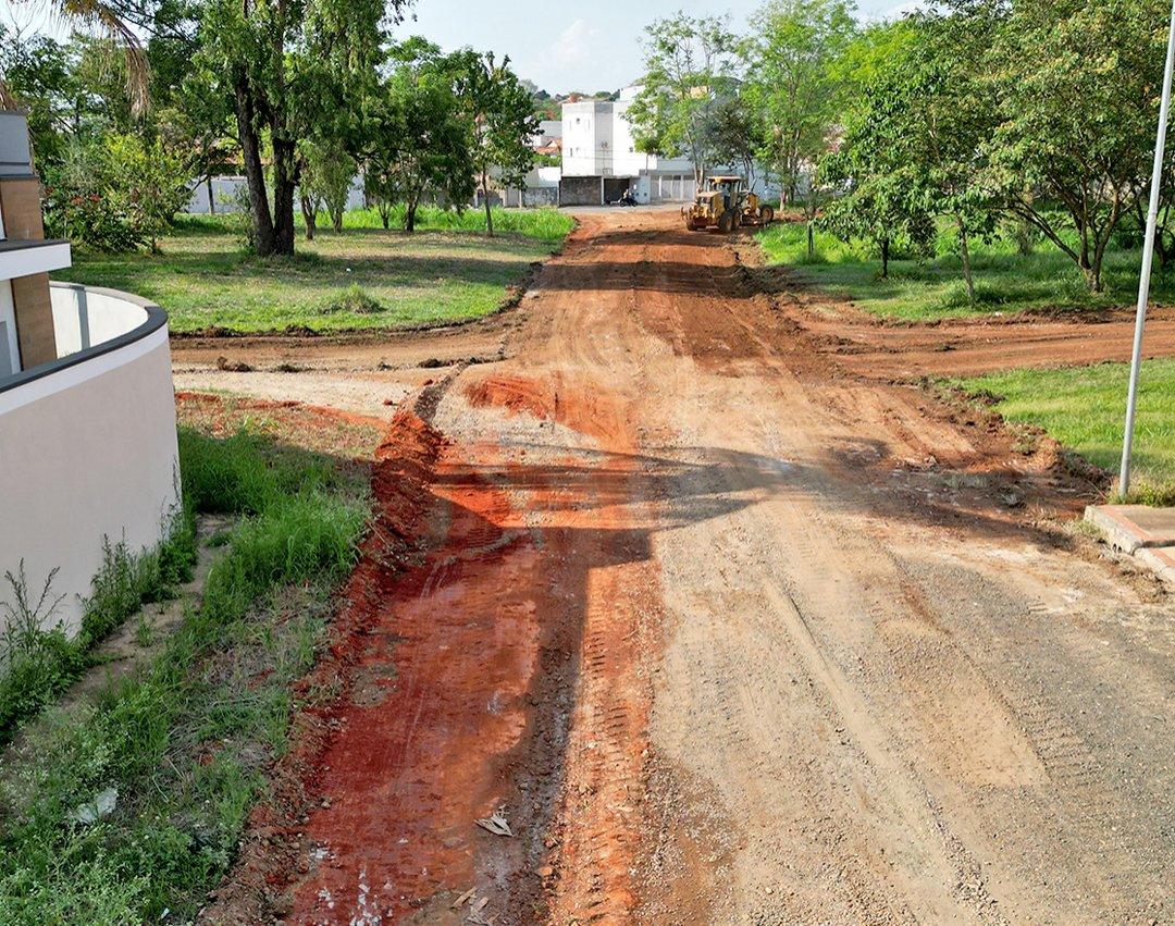 Cinco vias são preparadas para receber infraestrutura no Jardim São Luiz