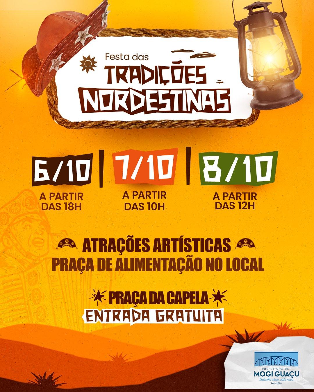 Cultura divulga programação da 1ª edição da Festa das Tradições Nordestinas