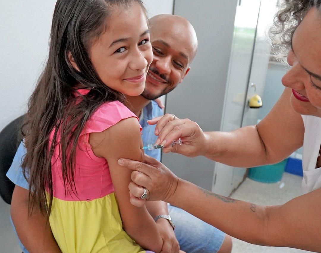Dia D da Campanha de Multivacinação registra aplicação de 509 doses entre crianças e adolescentes