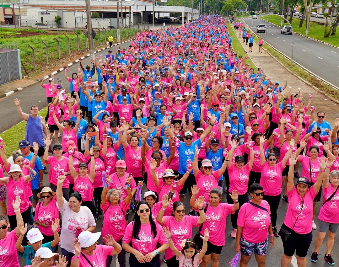 Camisetas da 9ª Caminhada Azul e Rosa serão entregues nos dias 24, 25 e 26 de outubro