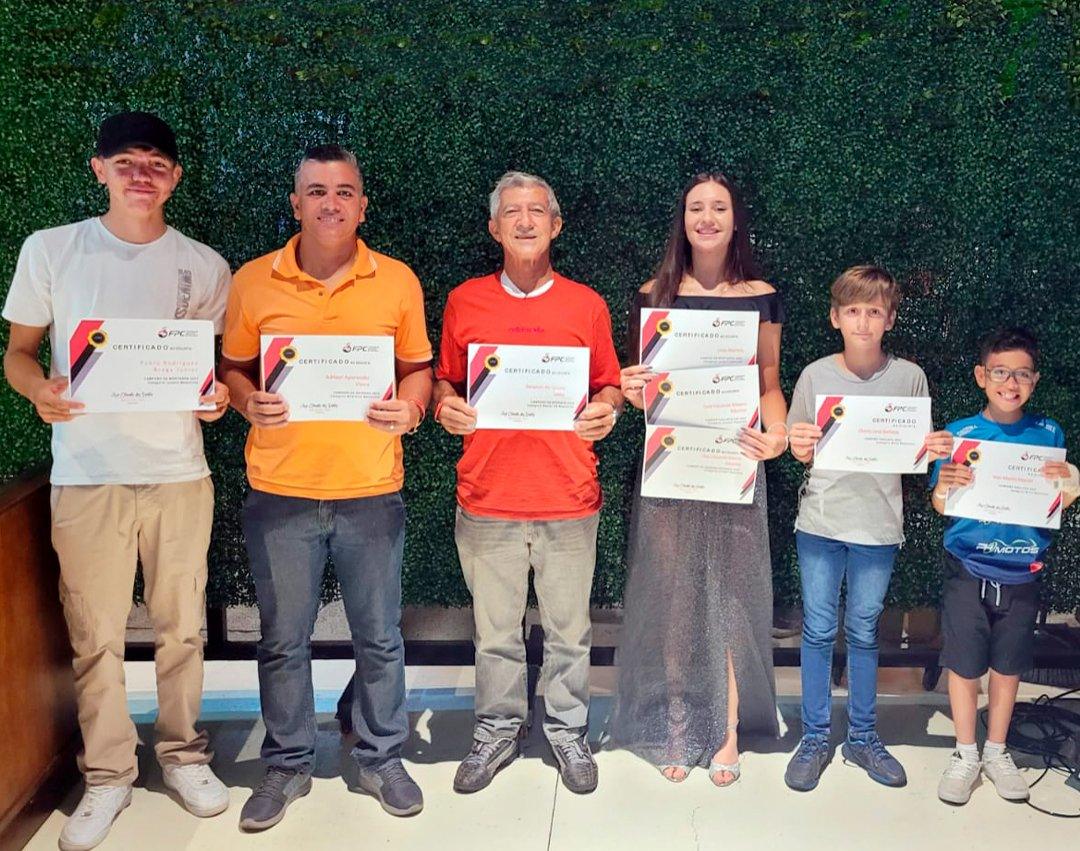 Seis guaçuanos conquistam o título de Campeão Paulista de Ciclismo da Temporada 2023