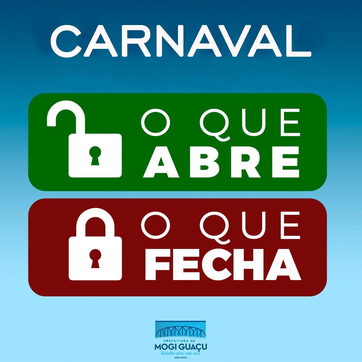 Carnaval 2024: confira o que abre e fecha