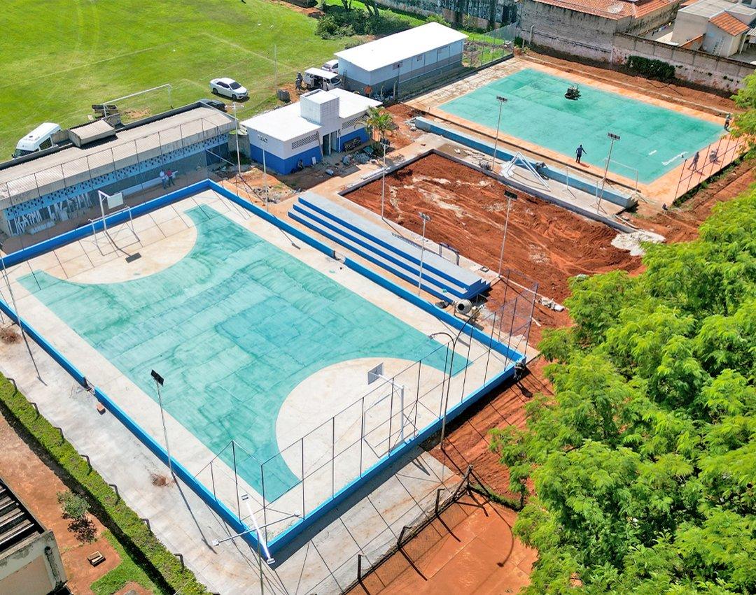 Revitalização do Centro Esportivo do AICA entra na fase de conclusão