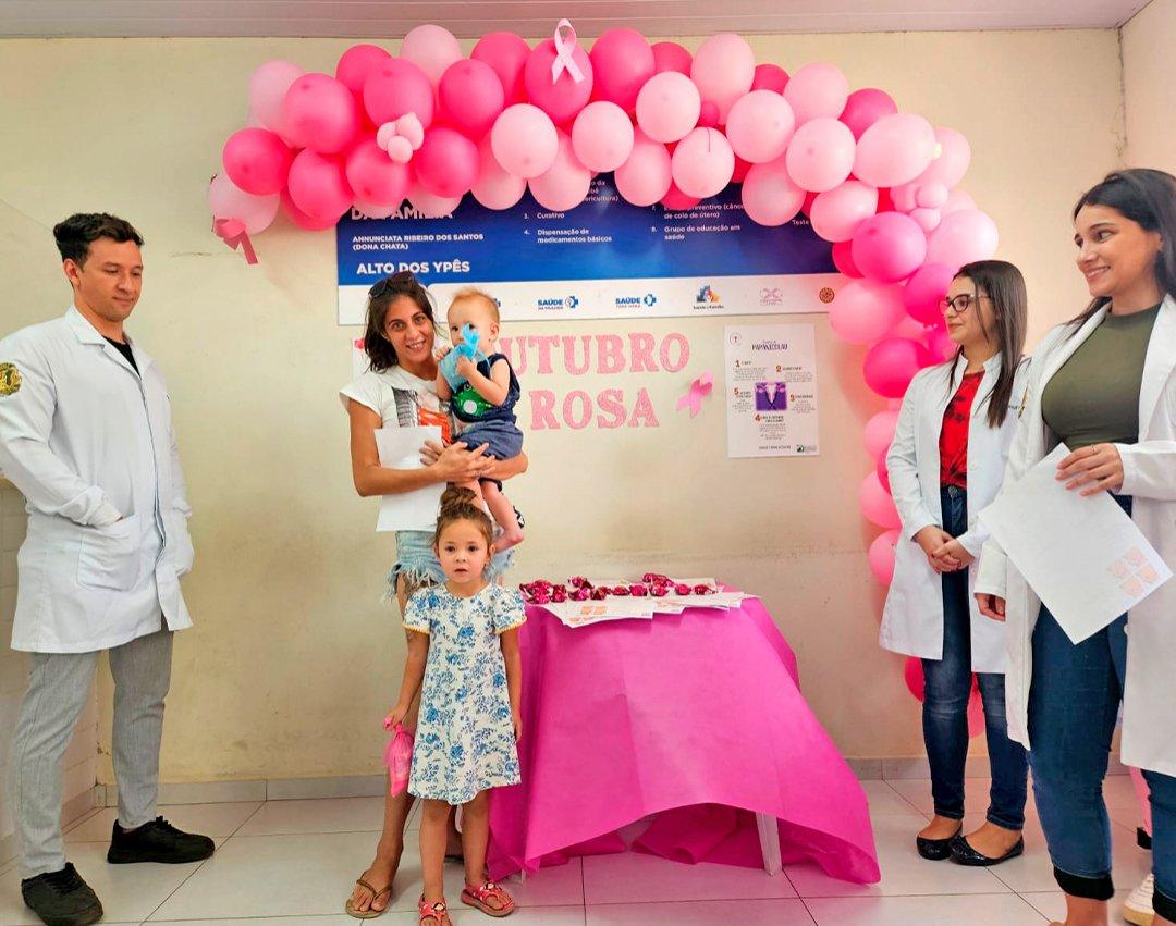 Unidades de Saúde promovem ações preventivas contra o câncer de mama e câncer de colo de útero 