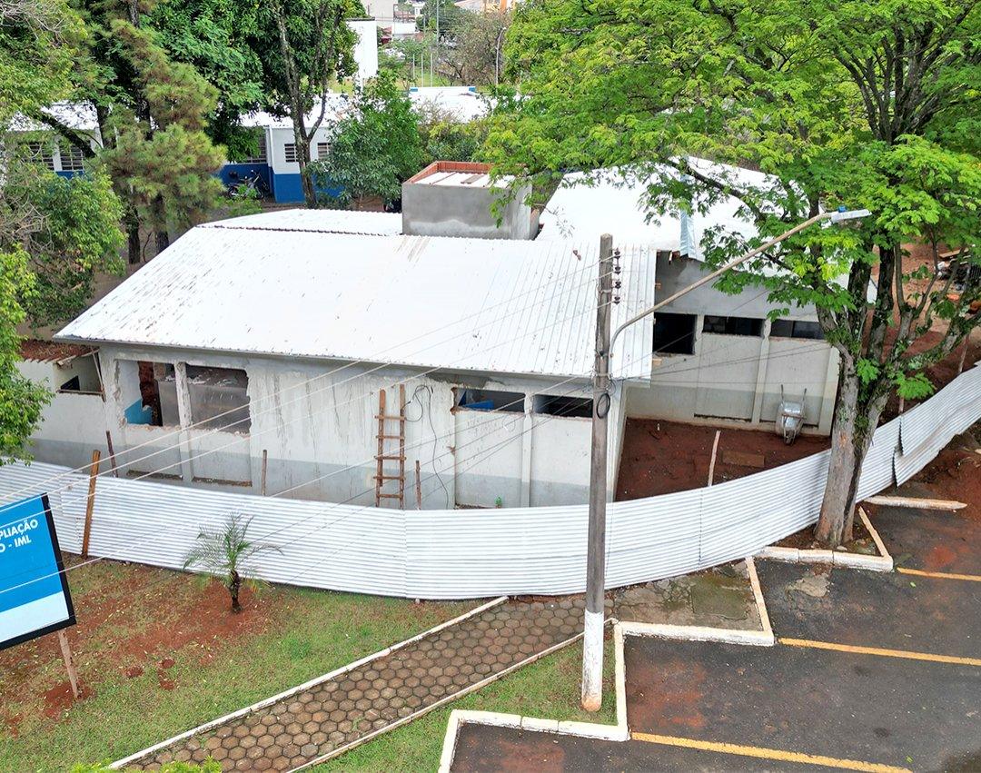 Obras do IML entram na fase de acabamento e equipe local já é reforçada 