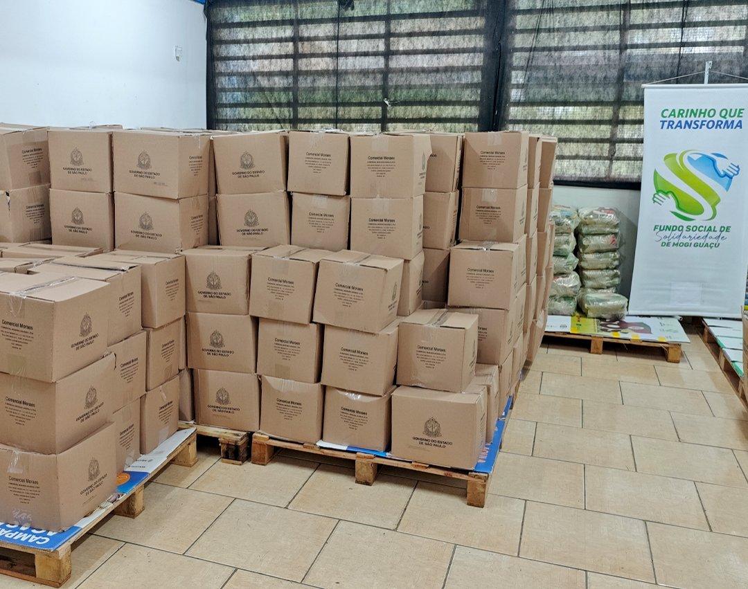 Fundo Social recebe 500 cestas básicas para famílias cadastradas em situação de vulnerabilidade social