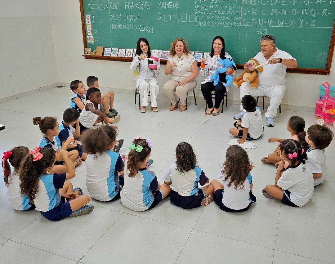 Sorriso na Escola promove saúde bucal para os estudantes do 1º ao 5º das escolas municipais 