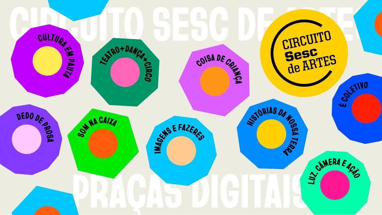 Circuito Sesc de Artes traz programação on-line de 8 a 19 de setembro