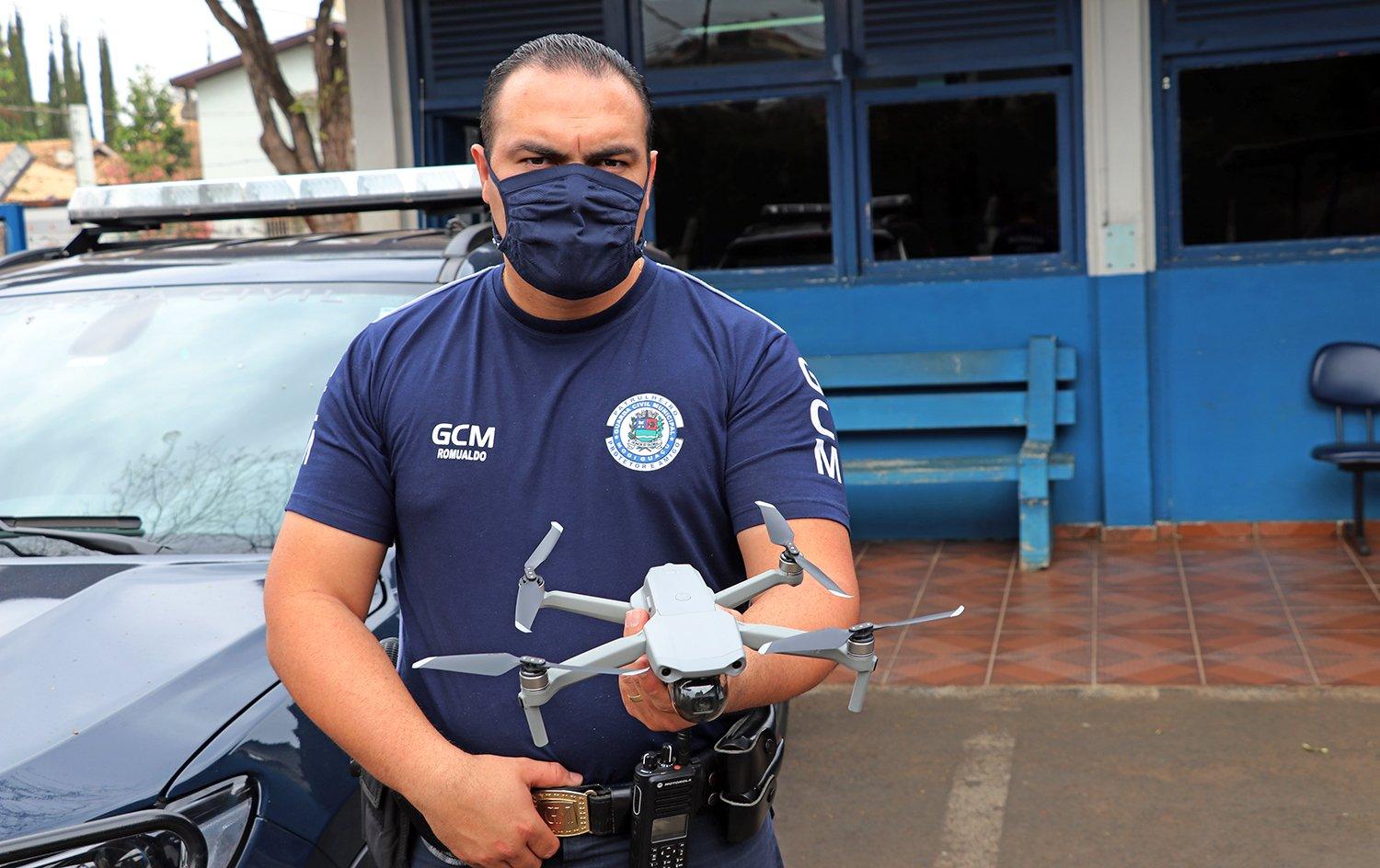 GCM de Mogi Guaçu passa a contar com drone para ações de monitoramento e patrulha