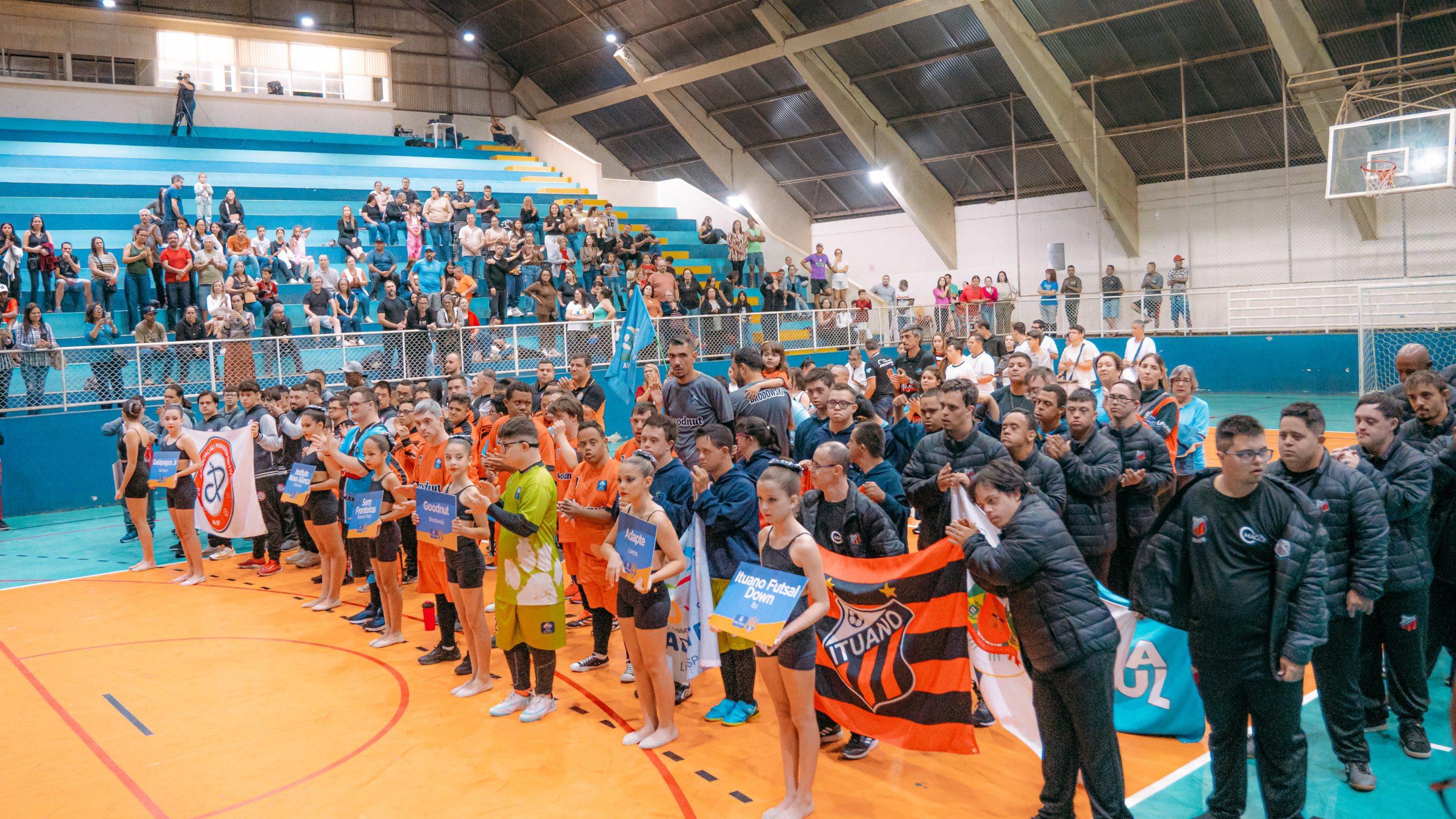 Em Mogi Guaçu: sete equipes disputam o Campeonato Paulista de Futsal Down