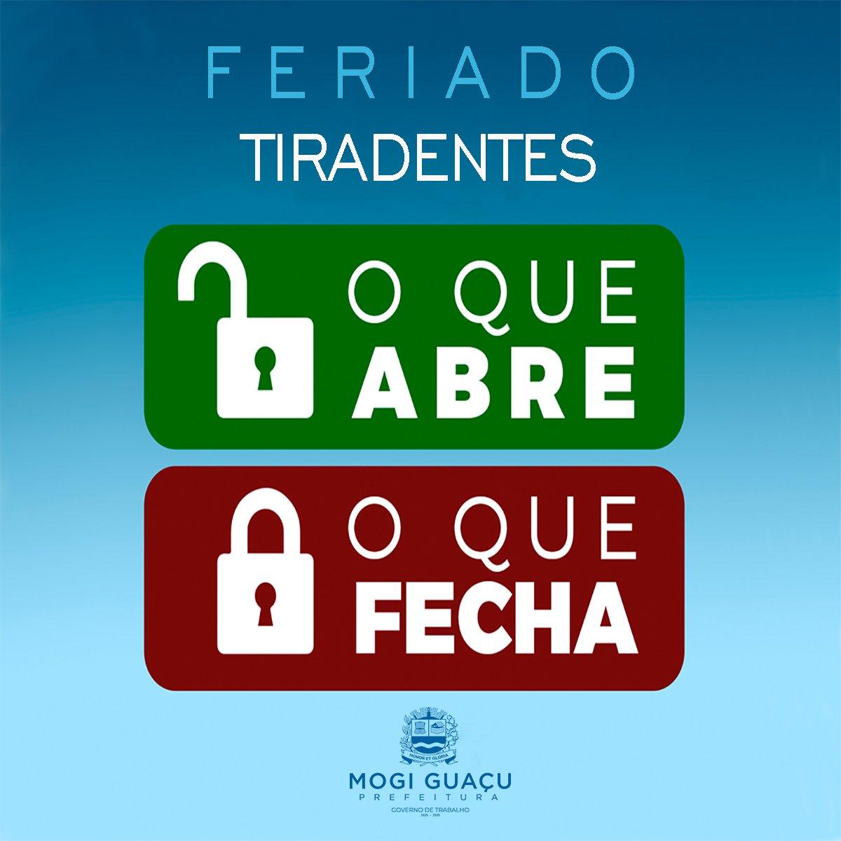 Feriado de Tiradentes: confira o que abre e fecha