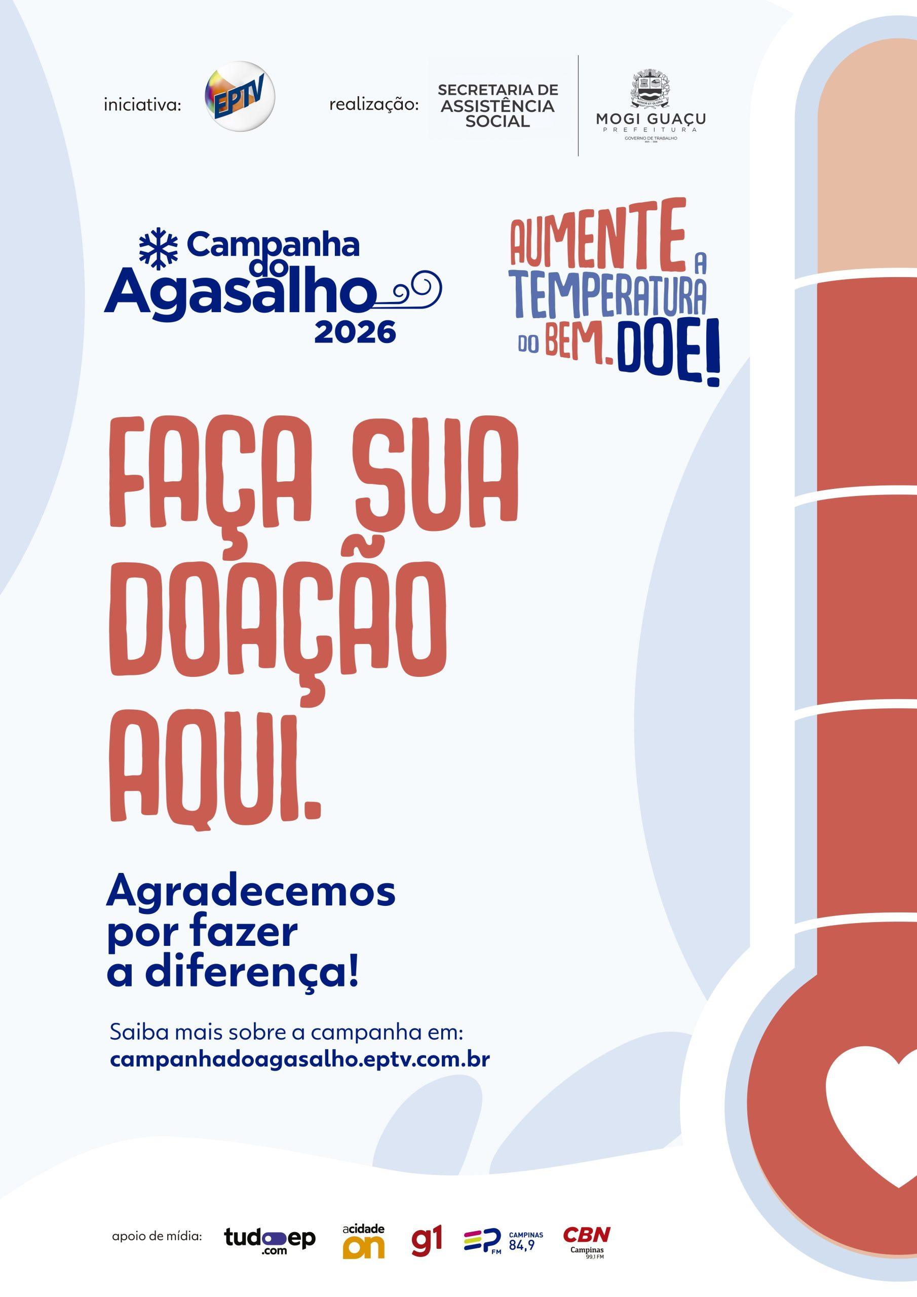 Fundo Social de Solidariedade participa da Campanha do Agasalho da EPTV