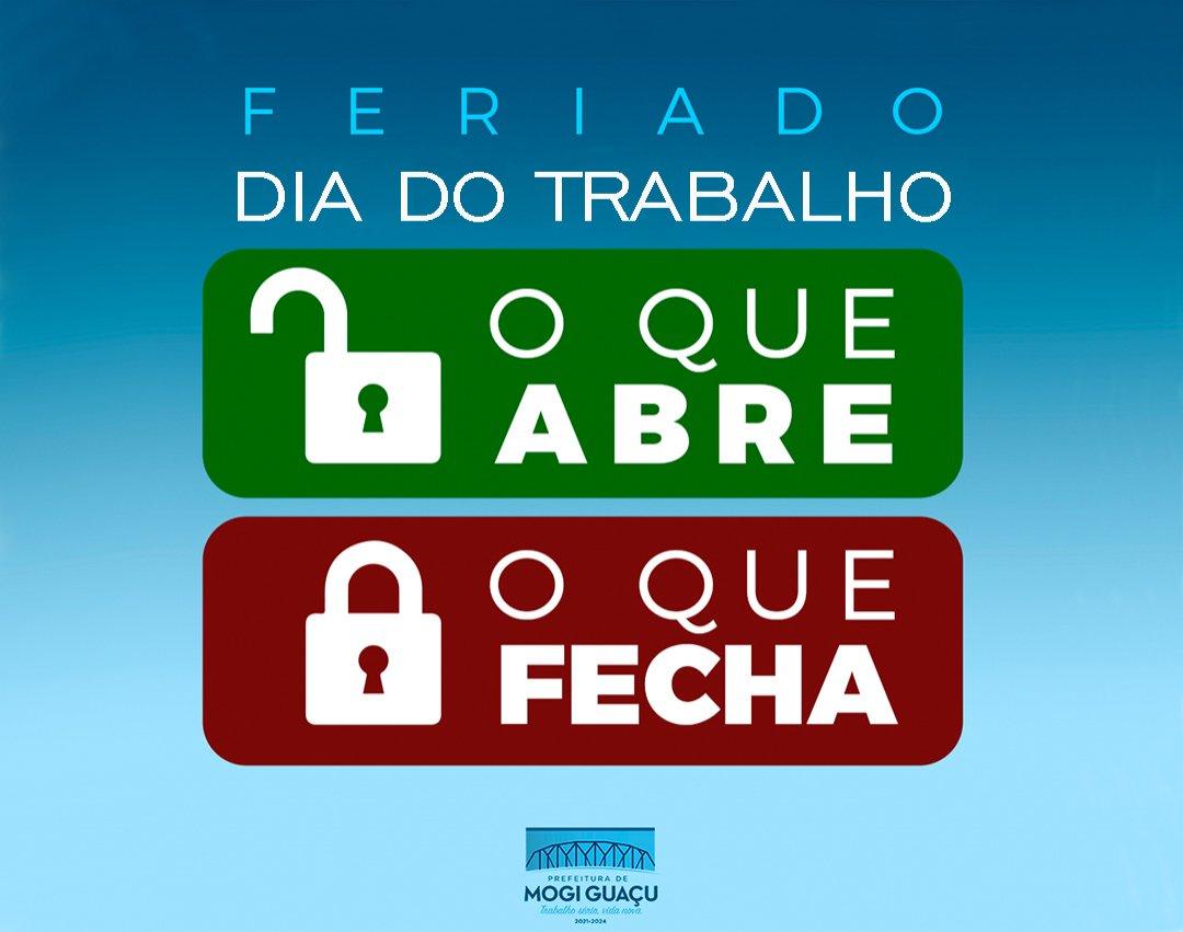 Feriado do Dia do Trabalho: confira o que abre e fecha 