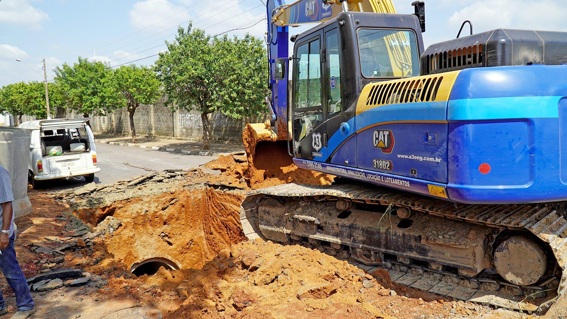 SOM retoma obras antienchente do Santa Terezinha