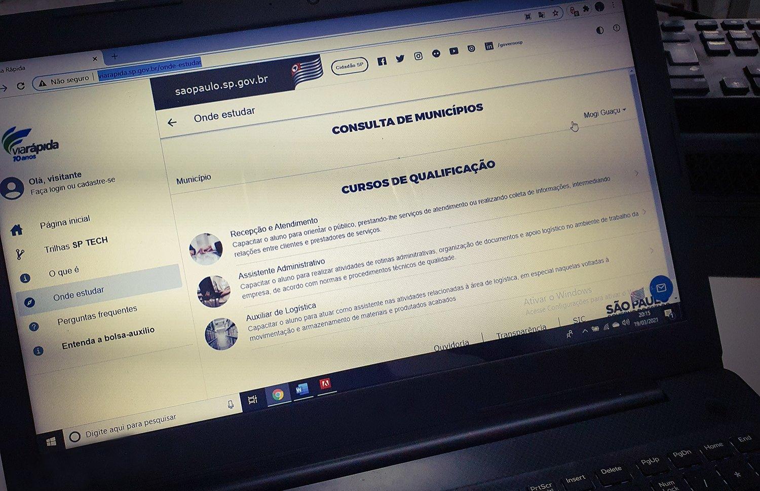 Abertas inscrições para cursos gratuitos de qualificação com bolsa-auxílio