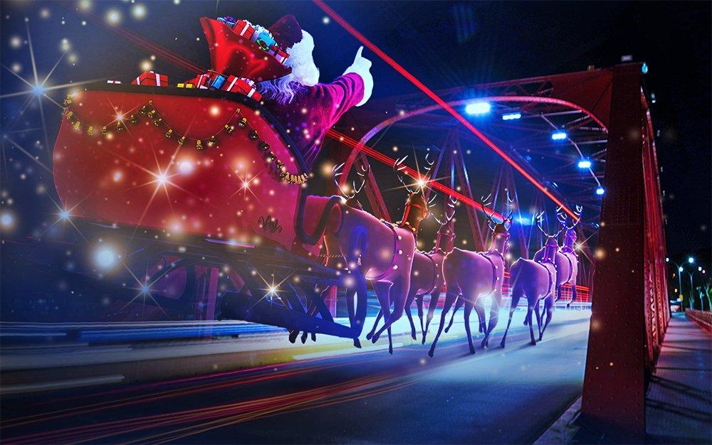 Natal Encantado começa em 1º de dezembro com decoração temática e atrações para toda a família