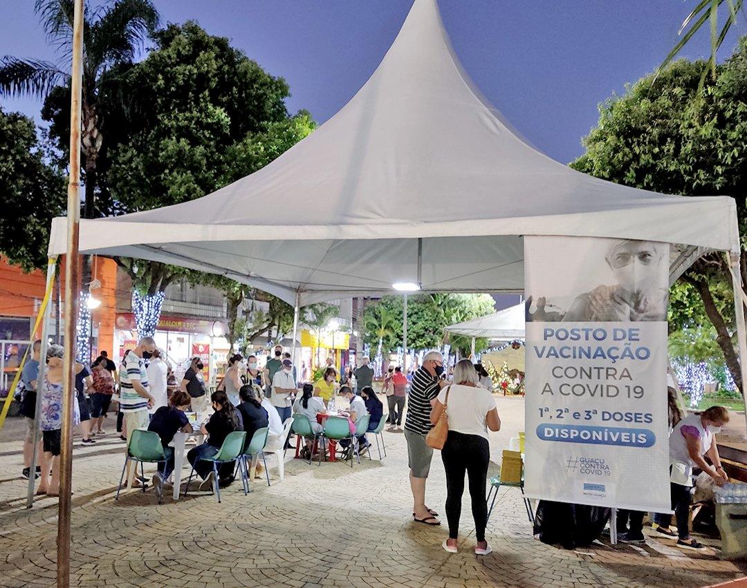 Saúde aplica 1.955 doses durante período de vacinação noturna