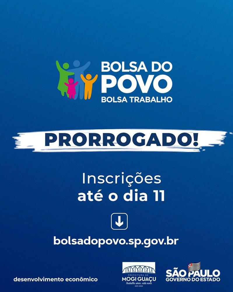 Inscrições para o Bolsa Trabalho são prorrogadas até o dia 11