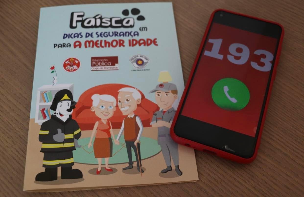 Corpo de Bombeiros promove campanha para alertar idosos e cuidadores