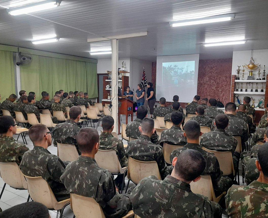 VE realiza reunião com atiradores do TG para ações de combate à dengue