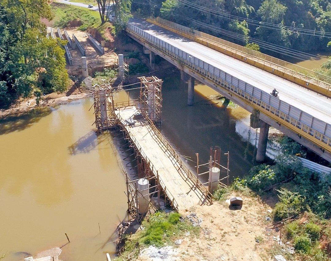 Construção das pontes das Avenidas Brasil e dos Trabalhadores entra em nova etapa