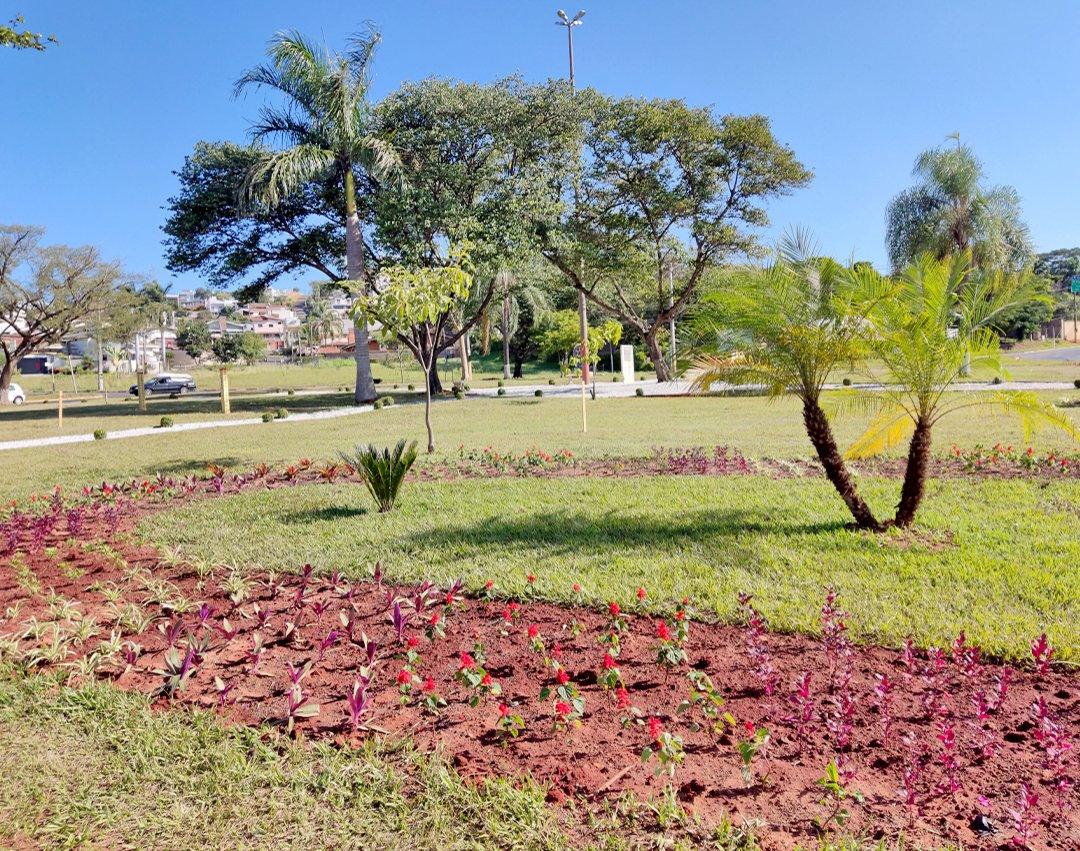 Prefeitura realiza novo paisagismo em espaços públicos da cidade