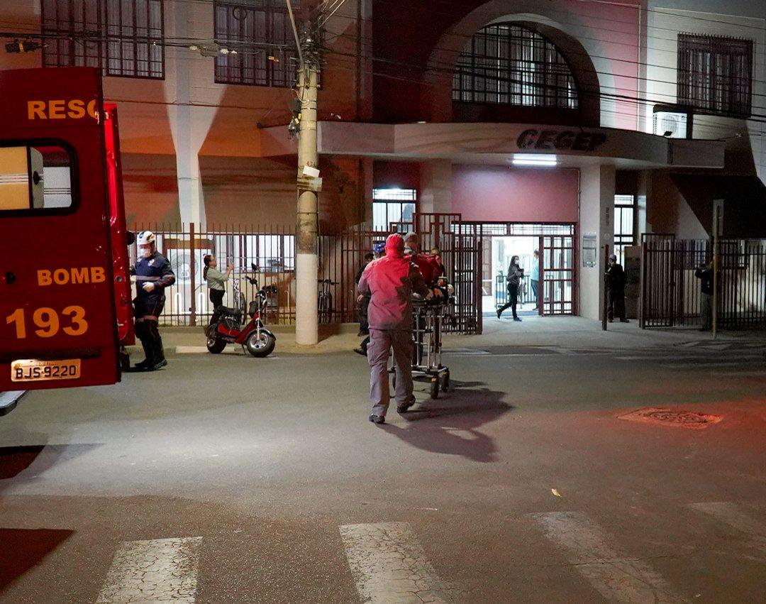 Cegep realiza aula prática sobre evacuação de emergência