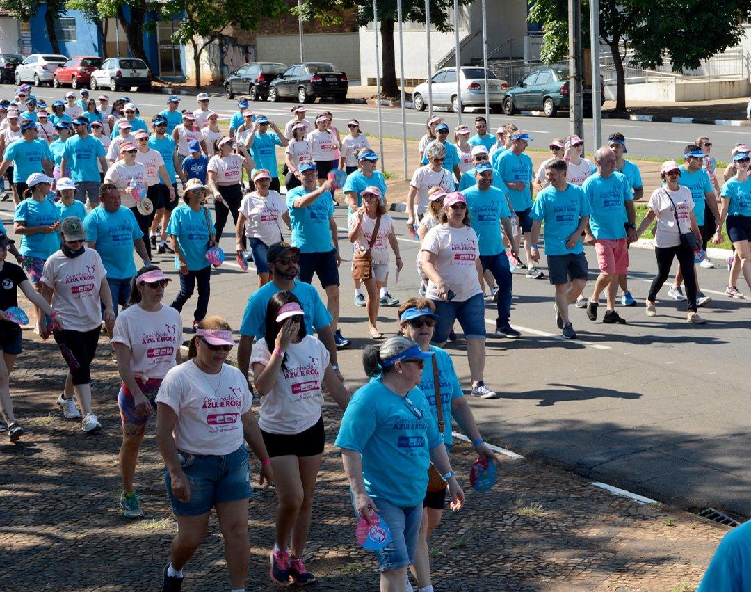 Inscrições para a Caminhada Azul e Rosa começam na segunda-feira, dia 3